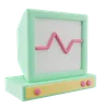 máquina de ecg