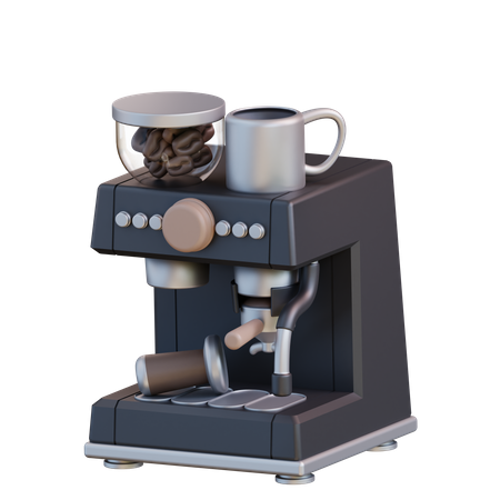 Máquina de café expreso  3D Icon