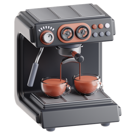 Máquina de café expreso  3D Icon