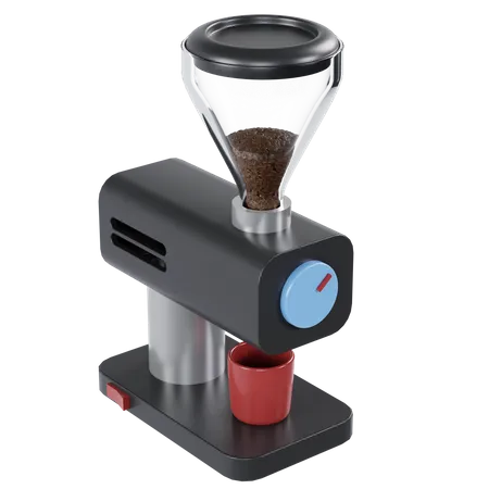 Máquina moedor de café  3D Illustration