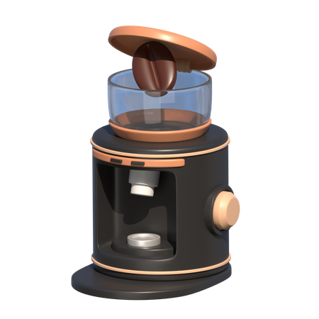 Maquina molinillo de cafe  3D Icon