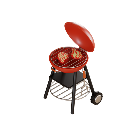 Máquina de parrilla  3D Illustration