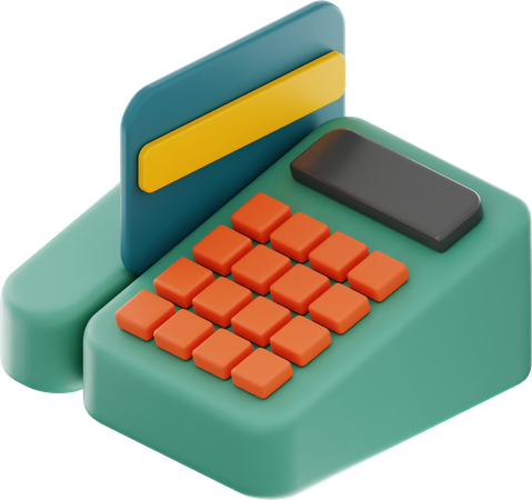 Máquina pos  3D Icon