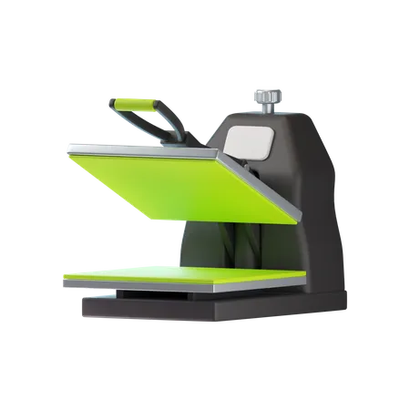 Máquina de prensa de calor  3D Icon