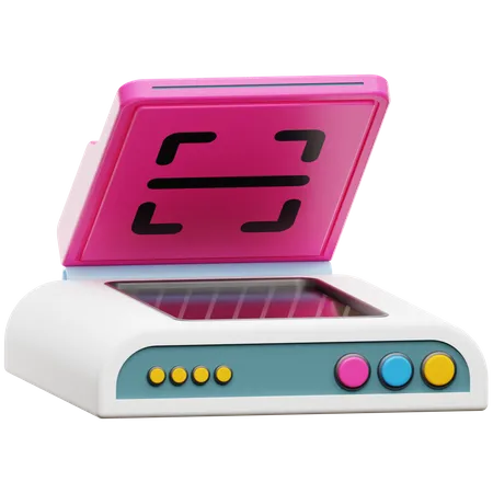 Máquina de scanner  3D Icon