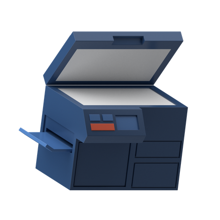 Maquina de Xerox  3D Illustration