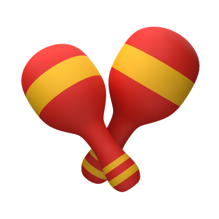 Maraca  3D Icon