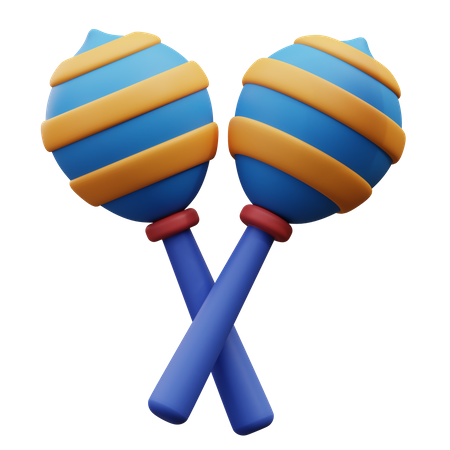 Maraca  3D Icon