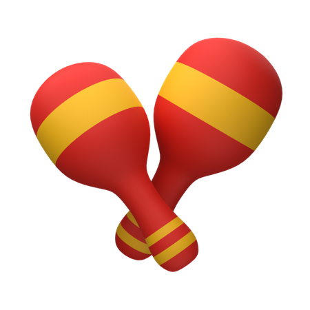 Maraca  3D Icon