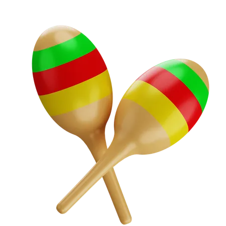 Maracas  3D Icon