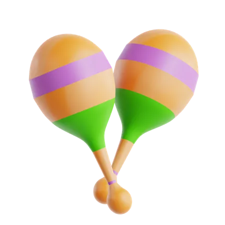 Maracas  3D Icon