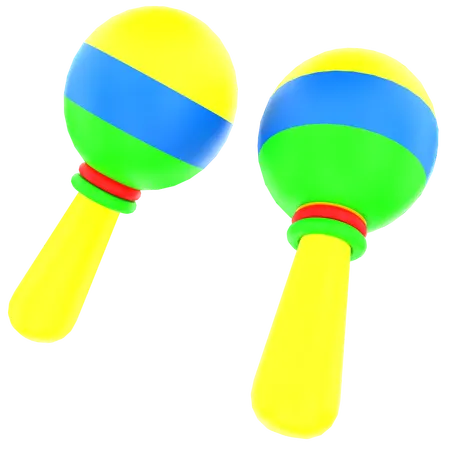 Maracas  3D Icon