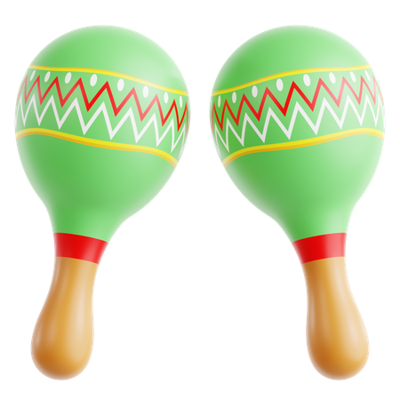 Maracas  3D Icon