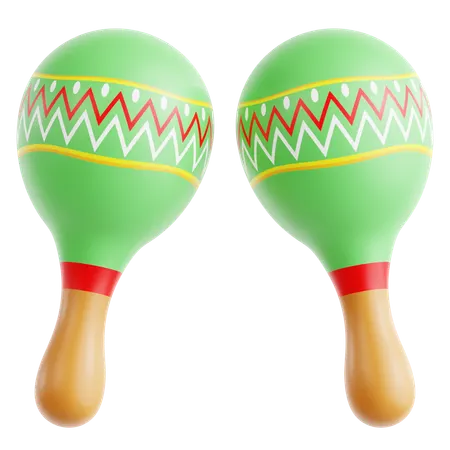Maracas  3D Icon