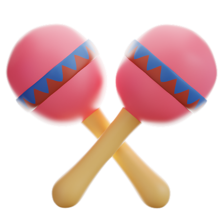 Maracas  3D Icon