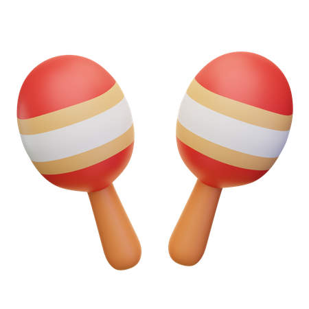 Maracas  3D Icon