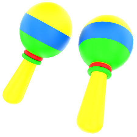 Maracas  3D Icon