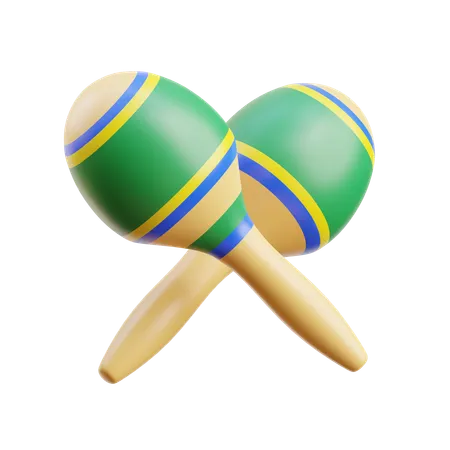 Maracas  3D Icon