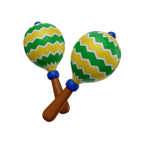 Maracas  3D Icon