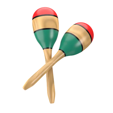 Maracas  3D Icon