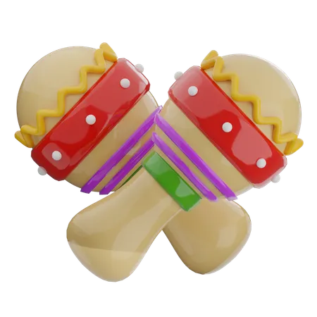 Maracas  3D Icon