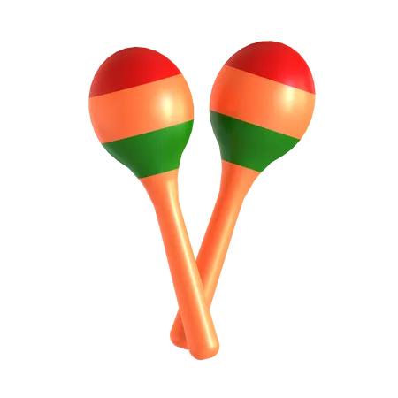 Maracas  3D Icon