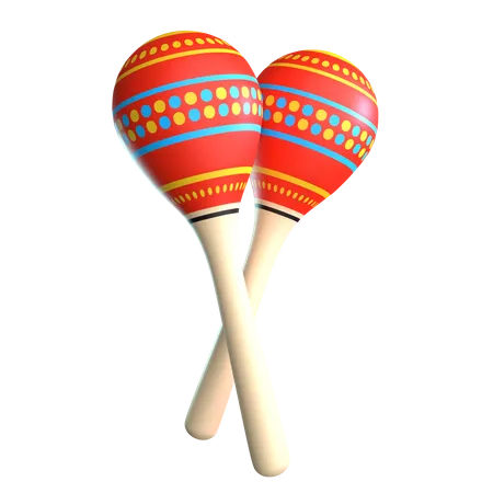 Maracas  3D Icon