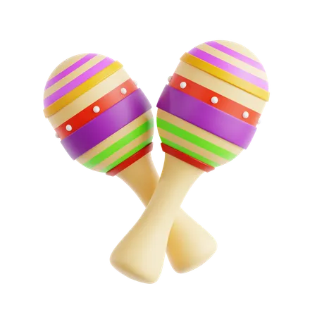 Maracas  3D Icon