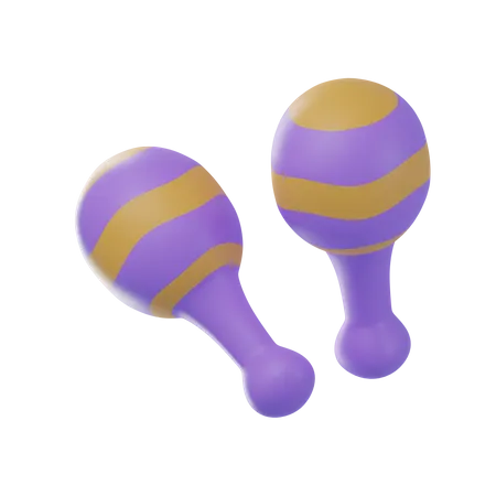 Maracas  3D Icon