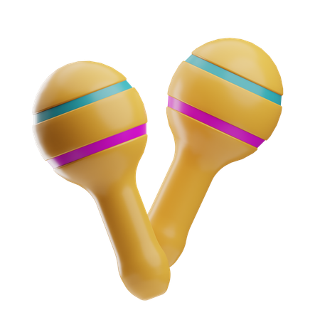 Maracas  3D Icon