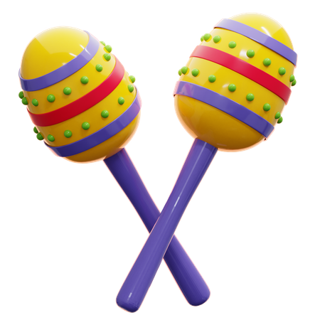 Maracas  3D Icon