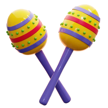 Maracas  3D Icon