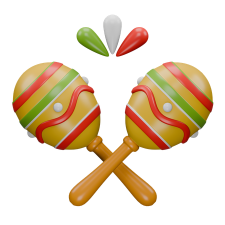 Maracas  3D Icon