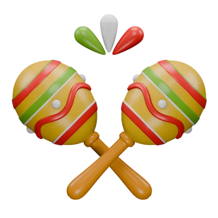 Maracas  3D Icon