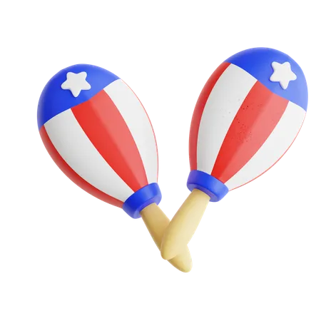 Maracas  3D Icon