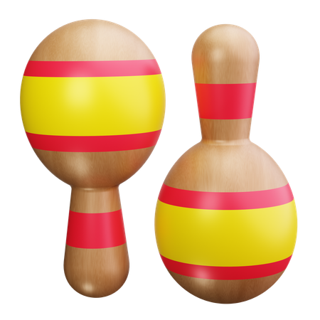 Maracas  3D Icon