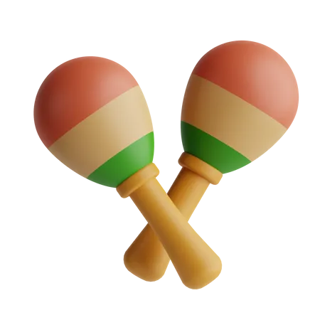 Maracas  3D Icon