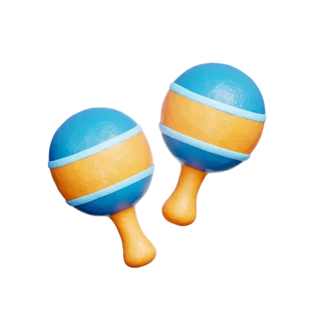 Maracas  3D Icon