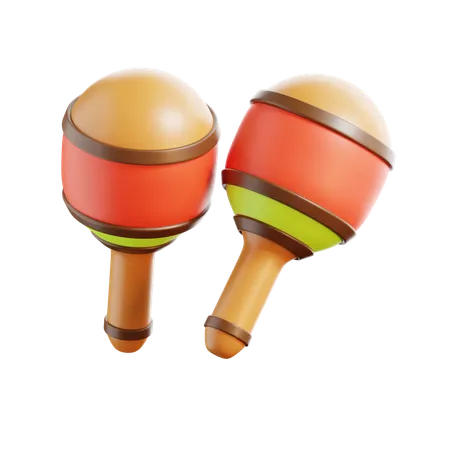 Maracas  3D Icon