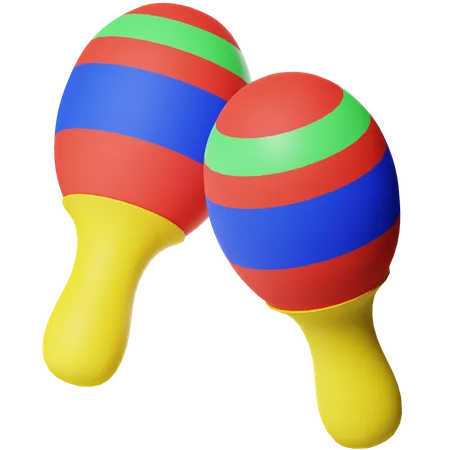 Maracas  3D Icon