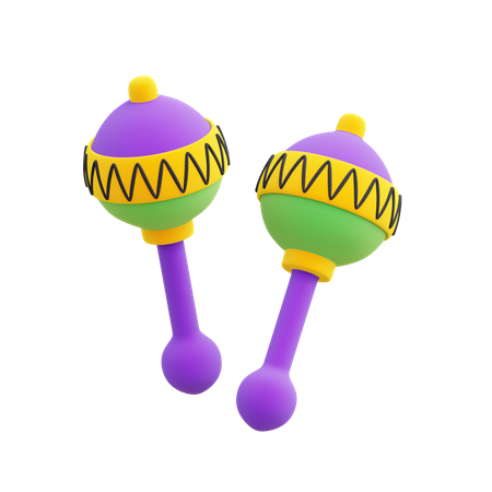 Maracas  3D Icon