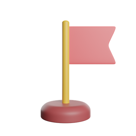 Marca de bandeira  3D Icon