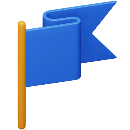 Marca de bandera  3D Icon