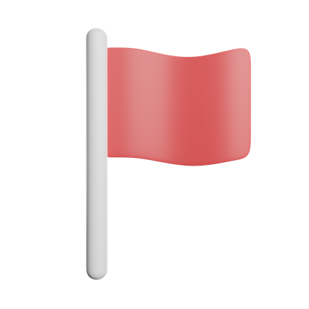 Marca de bandera  3D Icon