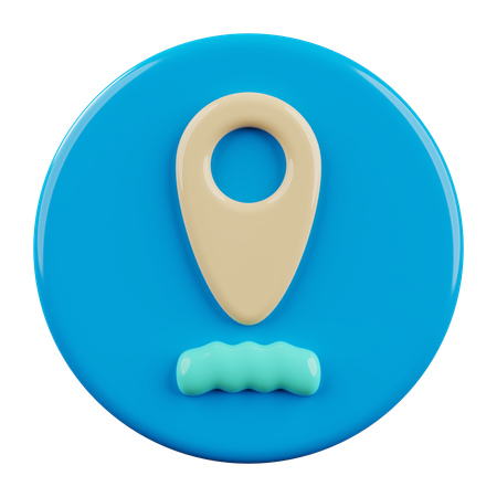 Marca de localização  3D Icon