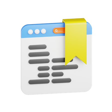 Marcador  3D Icon