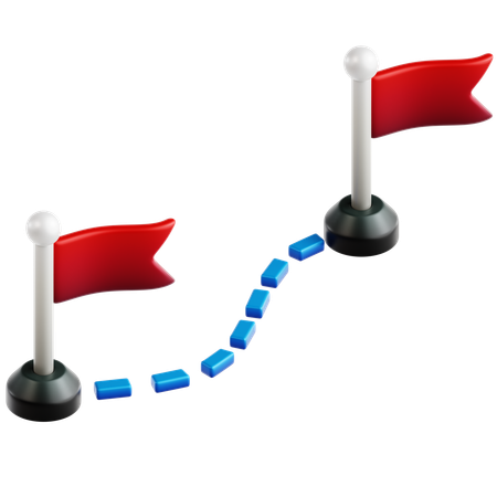 Marcador de hito  3D Icon