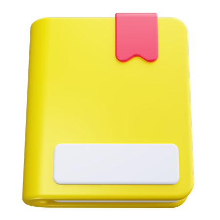 Marcador de cuaderno  3D Icon