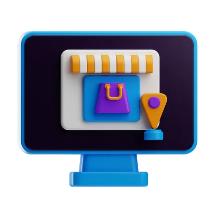 Marcador de localização  3D Icon