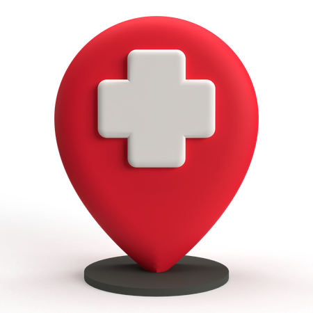 Marcador de posición médico  3D Icon